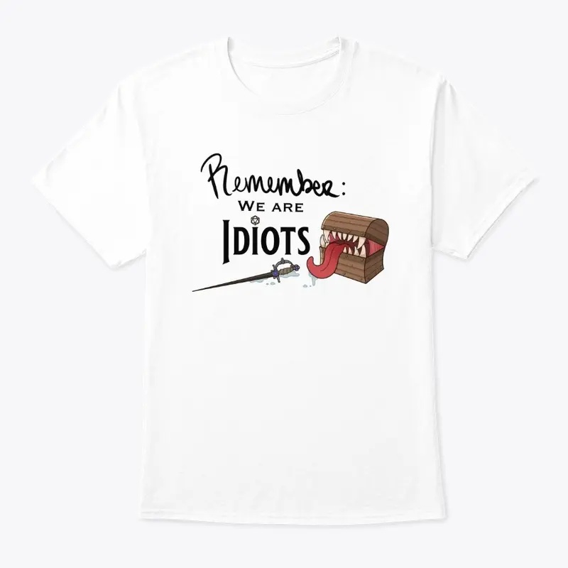 Idiots White t-shirt