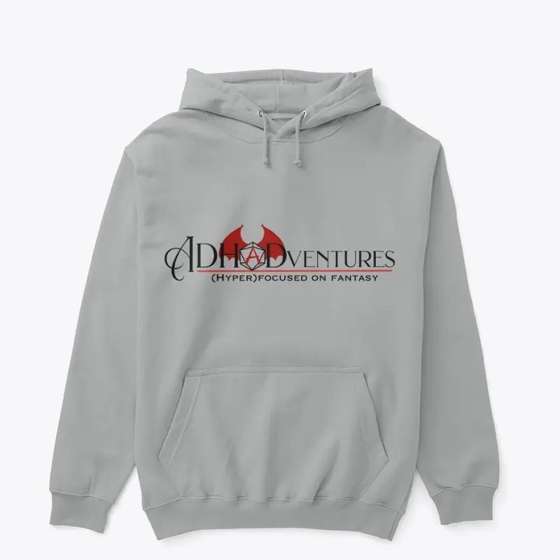 ADHaDventures Logotype grey hoodie