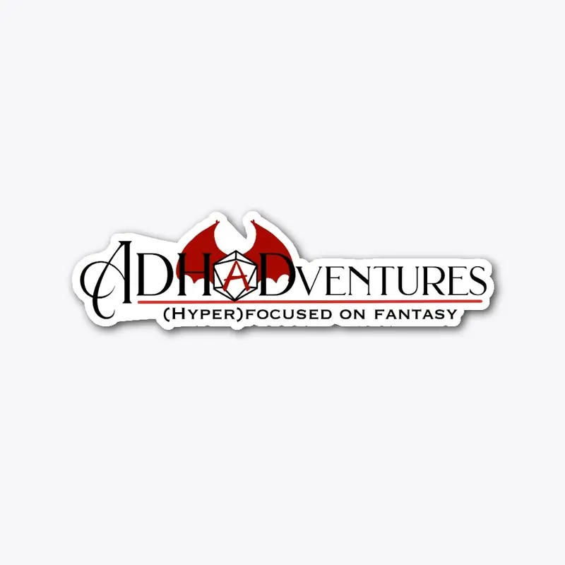 ADHaDventures Logotype Sticker