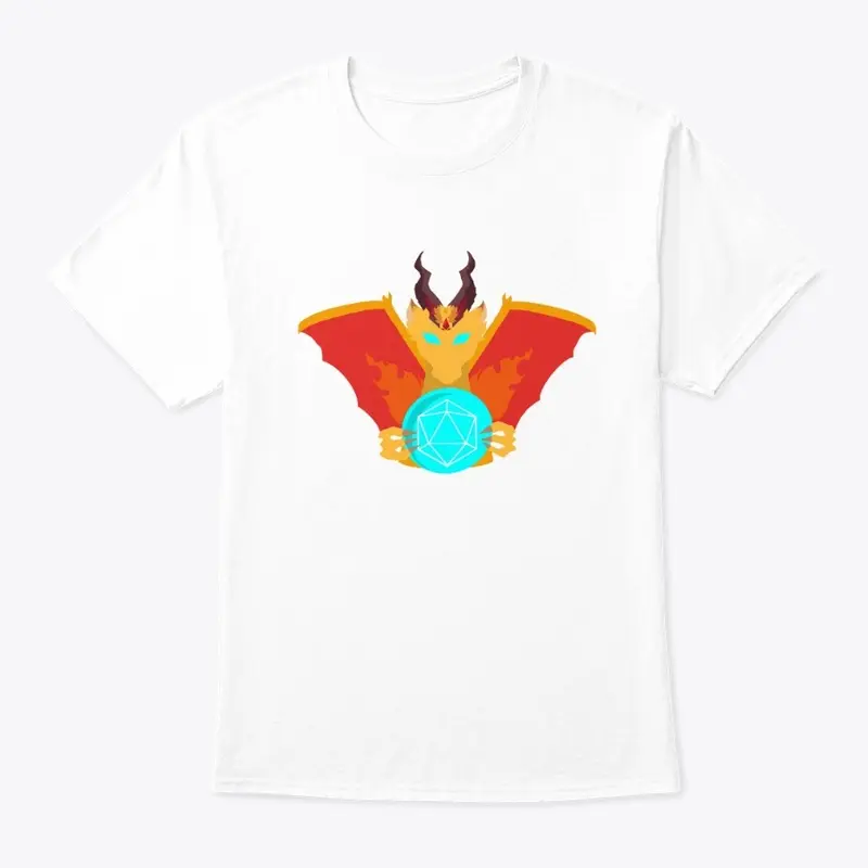 Dragon Mascot on White